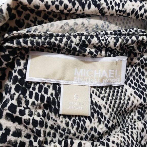 Michael Michael Kors Snakeskin Cowl-Neck Sleeveless Top – Small - Picture 8 of 14